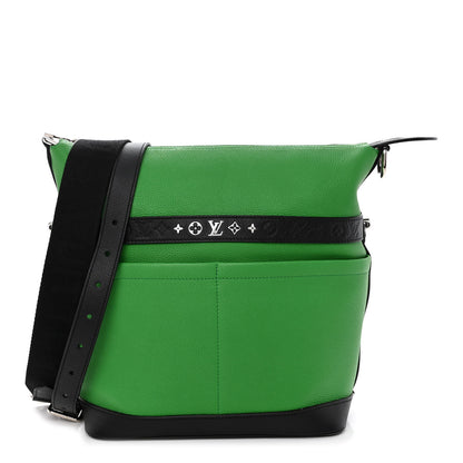 Louis Vuitton Calfskin Cruiser GM Green Black 1 of 9