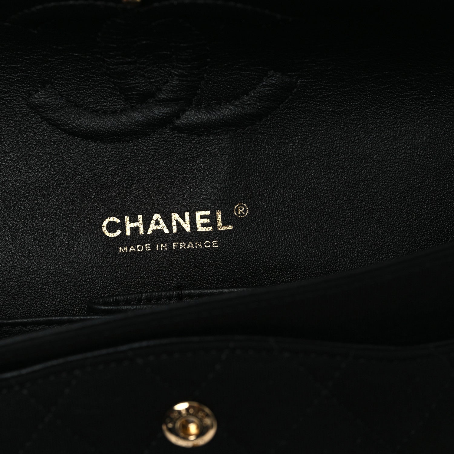 Chanel Jersey Quilted Medium Double Flap Black 6 of 10