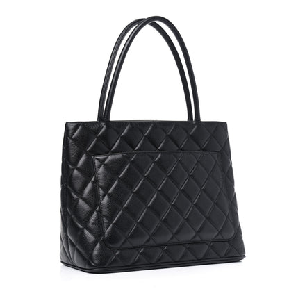Chanel Caviar Quilted Medallion Tote Black 2 of 5