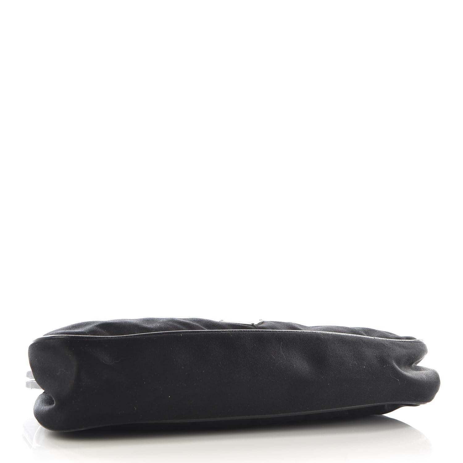 Prada Tessuto Nylon Kisslock Shoulder Bag Black 3 of 9