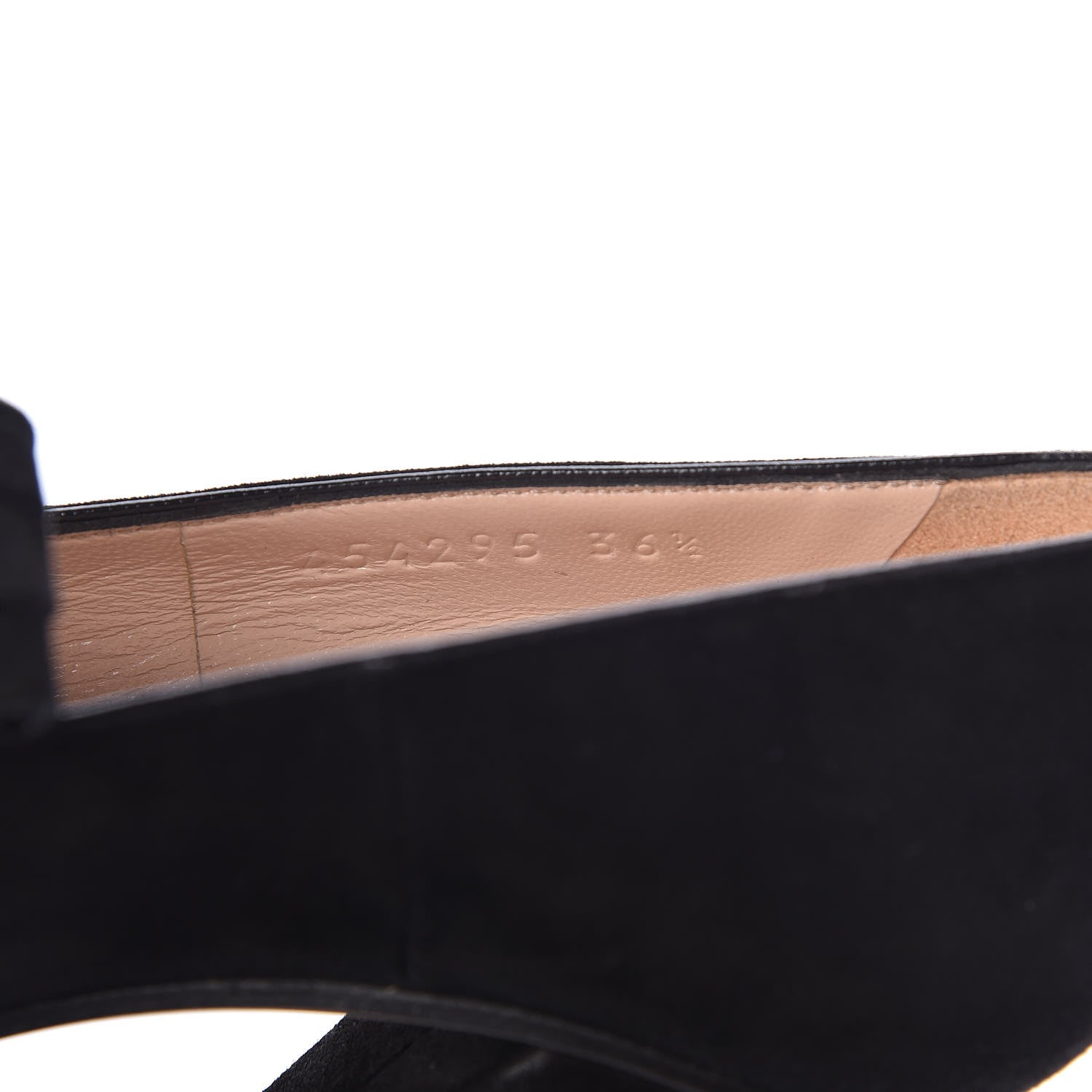 Gucci Kid Scamosciato Pearly GG Marmont Fringe 105mm Loafer Pumps 36.5 Black 8 of 9
