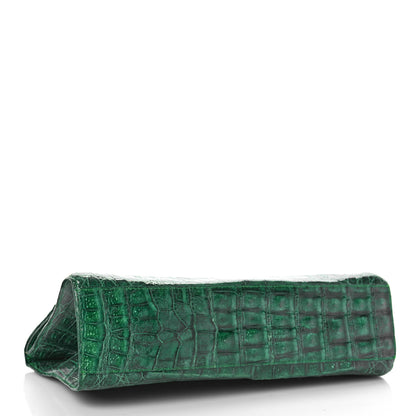 Nancy Gonzalez Crocodile Bow Clutch Green 4 of 15