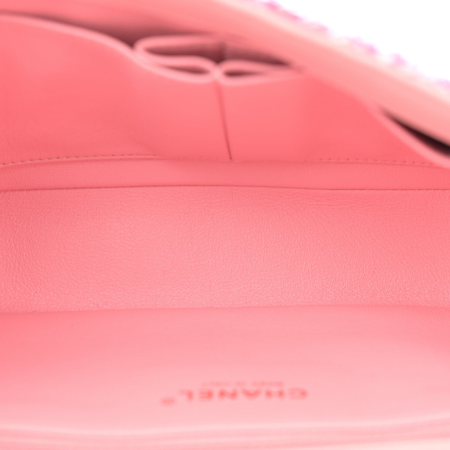 Chanel Tweed Lambskin Quilted Small CC Filigree Flap Pink 5 of 11