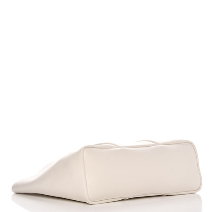 Tom Ford Smooth Calfskin Tubo Horizontal Tote Chalk 4 of 11