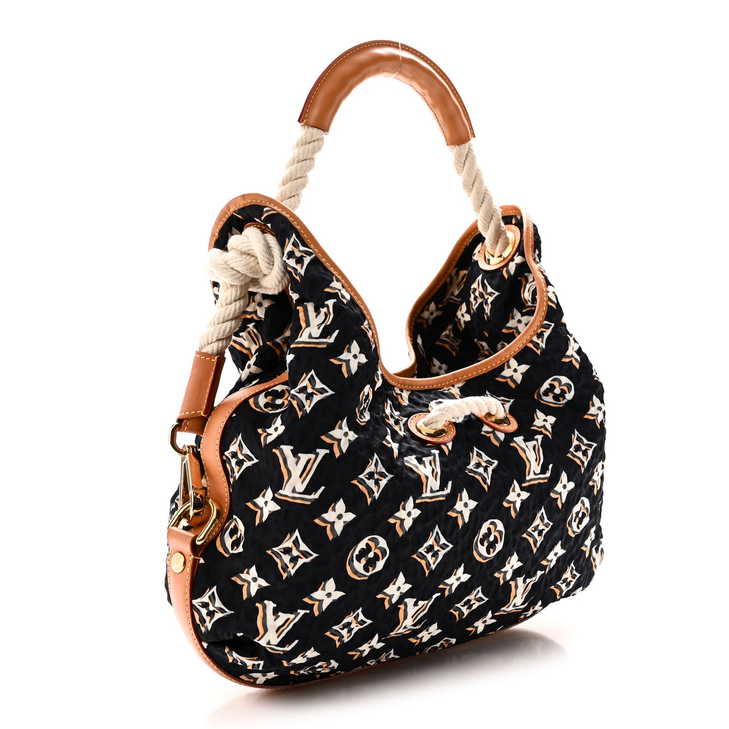 Canvas Monogram Cruise Bulles MM Navy