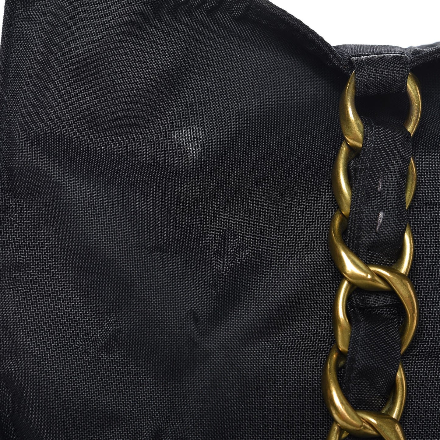 Canvas Chain Jumbo CC Tote Black