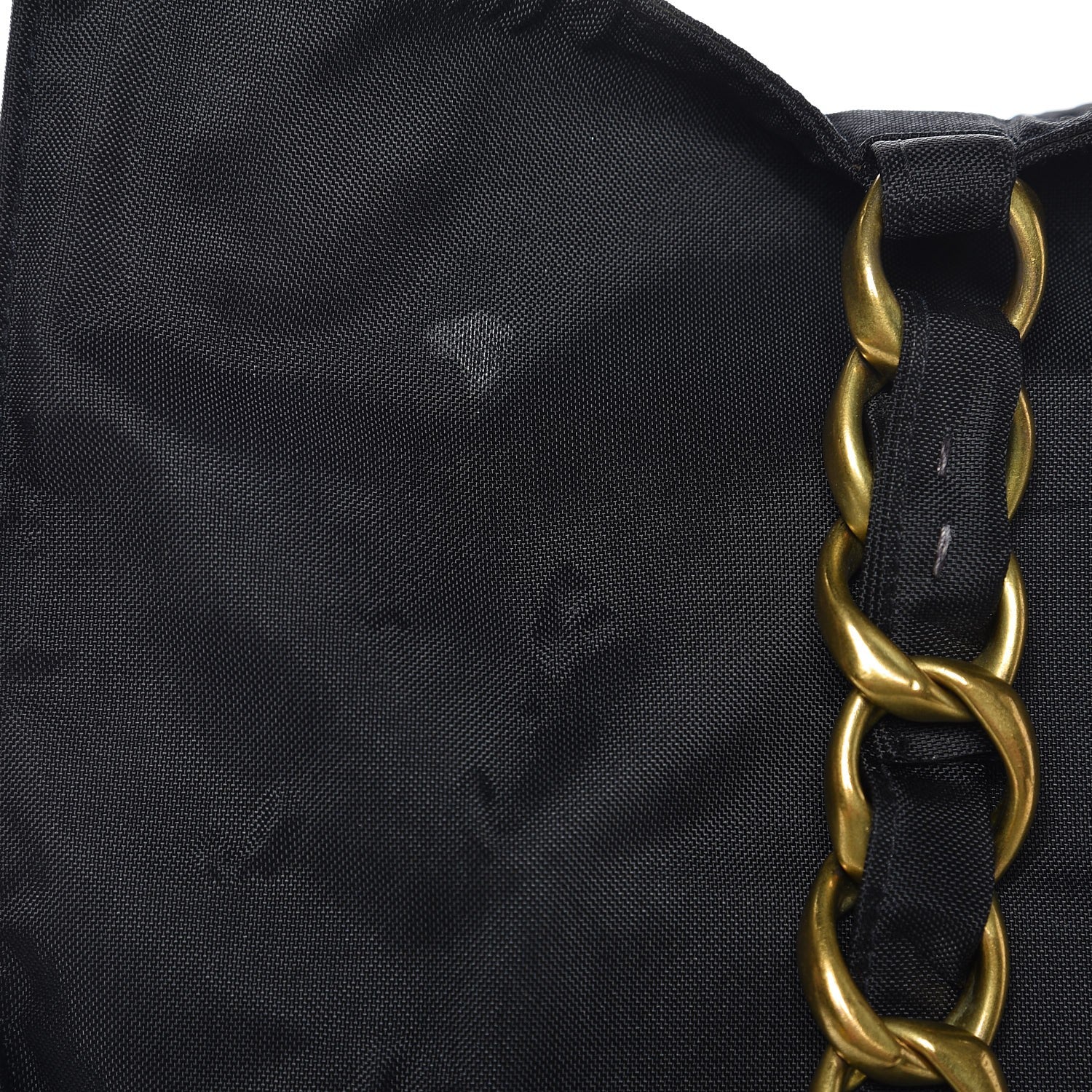 Chanel Canvas Chain Jumbo CC Tote Black 11 of 16