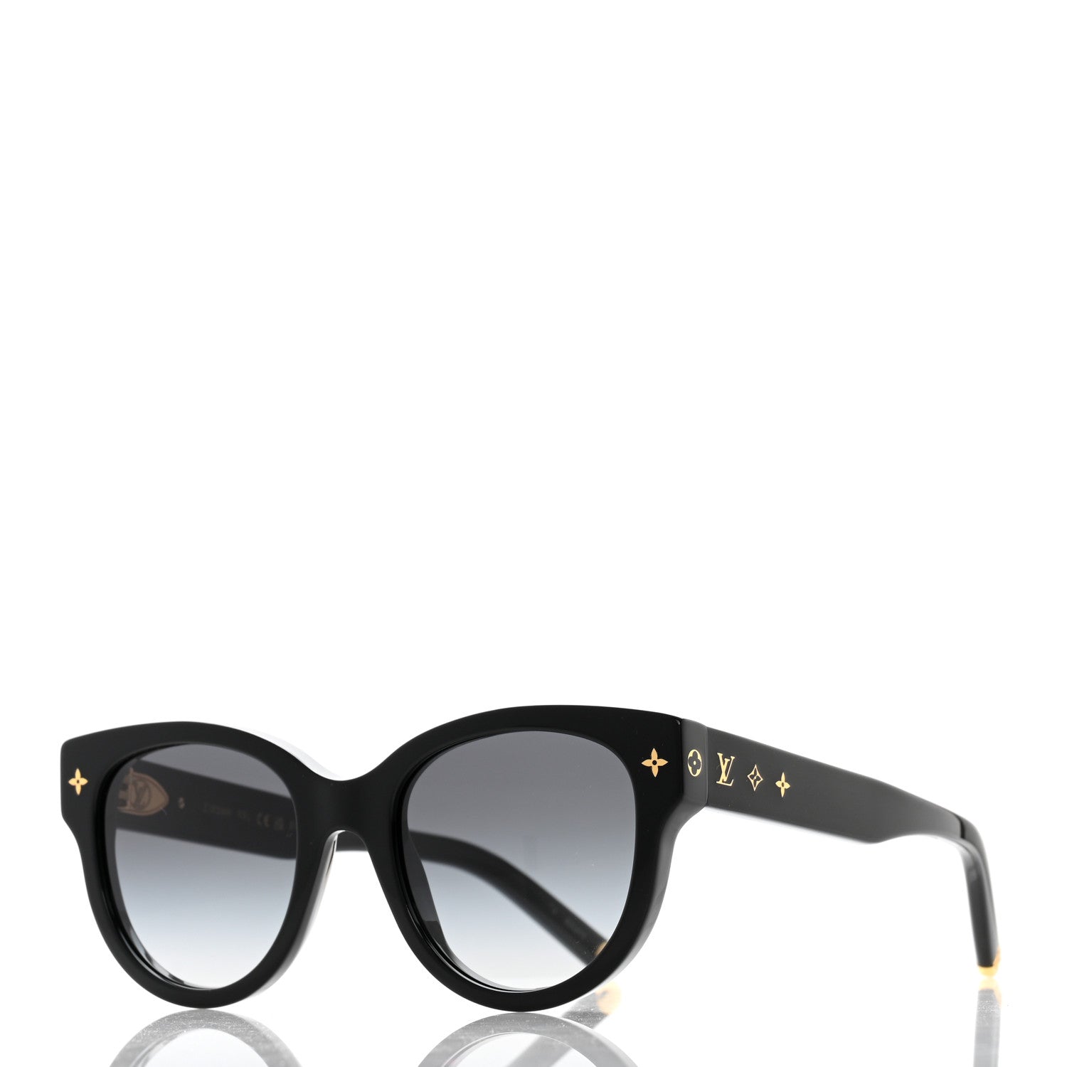 Louis Vuitton Acetate My Monogram Square Sunglasses Black 1 of 7