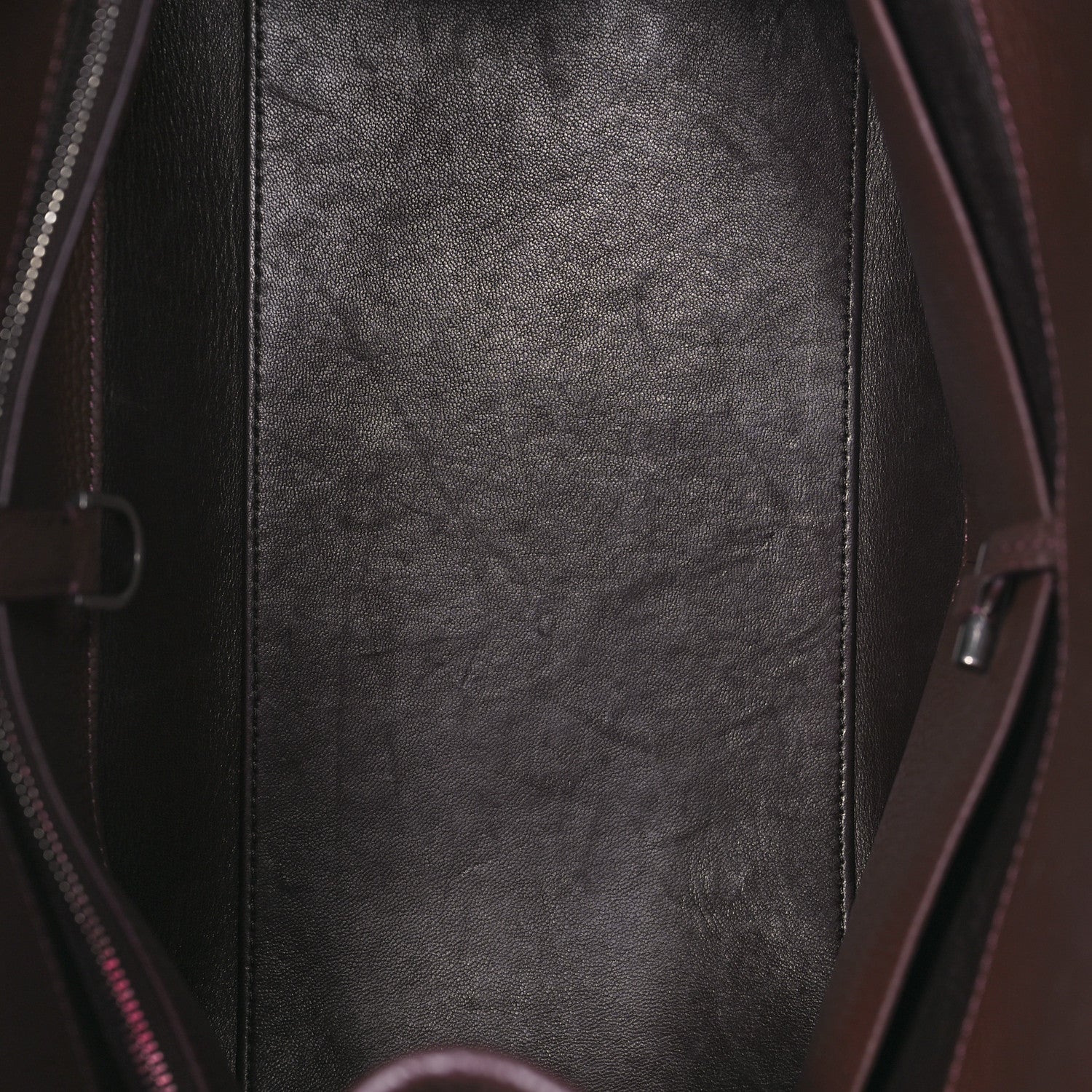 The Row Matte Grained Calfskin EW Margaux Dark Mocha 5 of 11