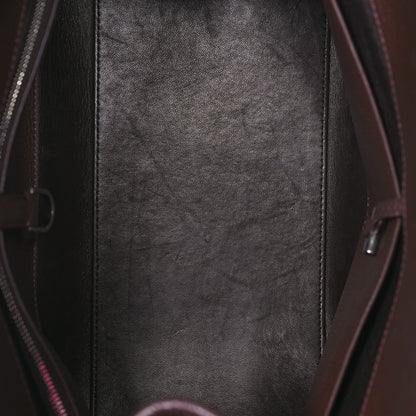 The Row Matte Grained Calfskin EW Margaux Dark Mocha 5 of 11