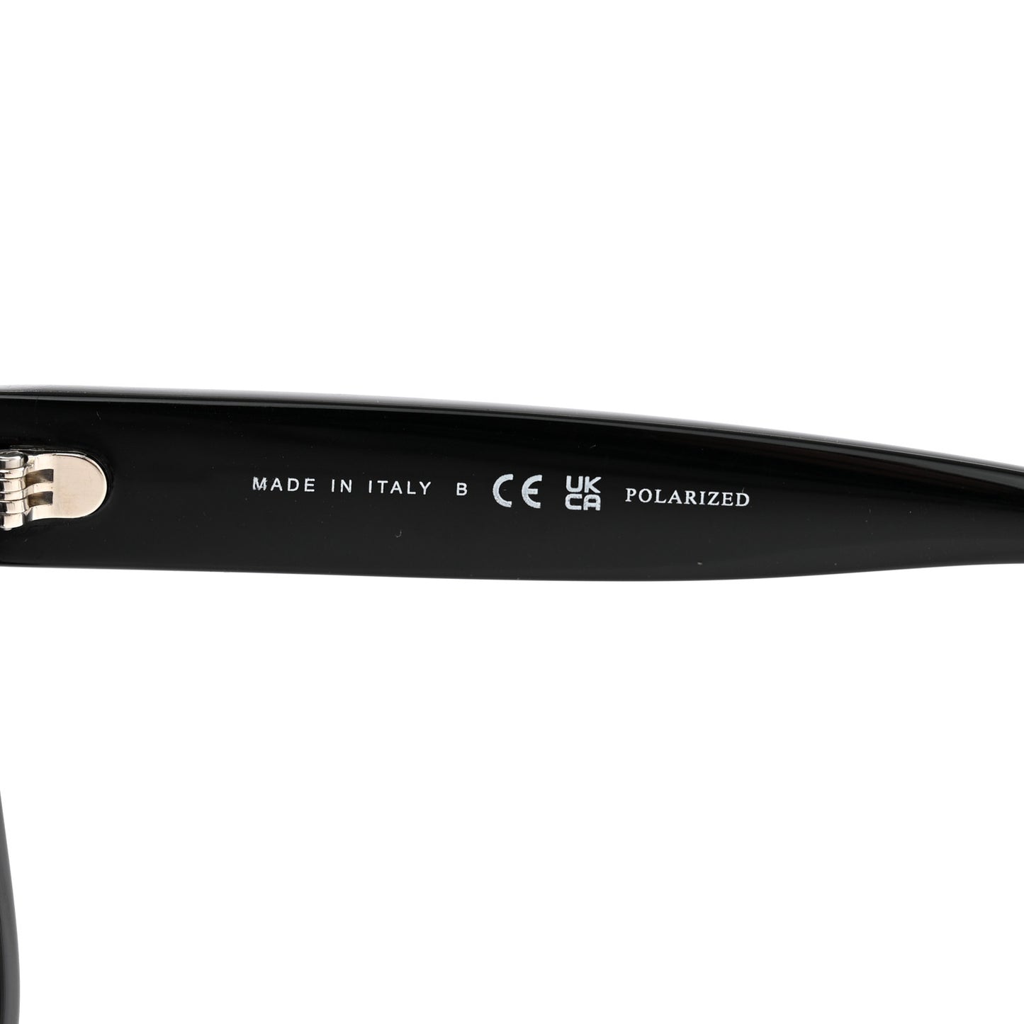 Acetate Polarized Square CC Sunglasses 5380 Black