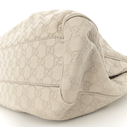 Gucci Guccissima Medium Sukey Tote Mystic White 10 of 12