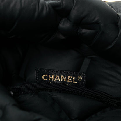 Chanel Iridescent Calfskin Quilted Small Chesterfield Flap Black 6 of 10