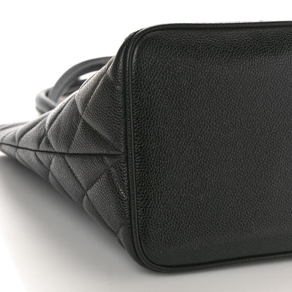 Chanel Caviar Quilted Medallion Tote Black 9 of 10