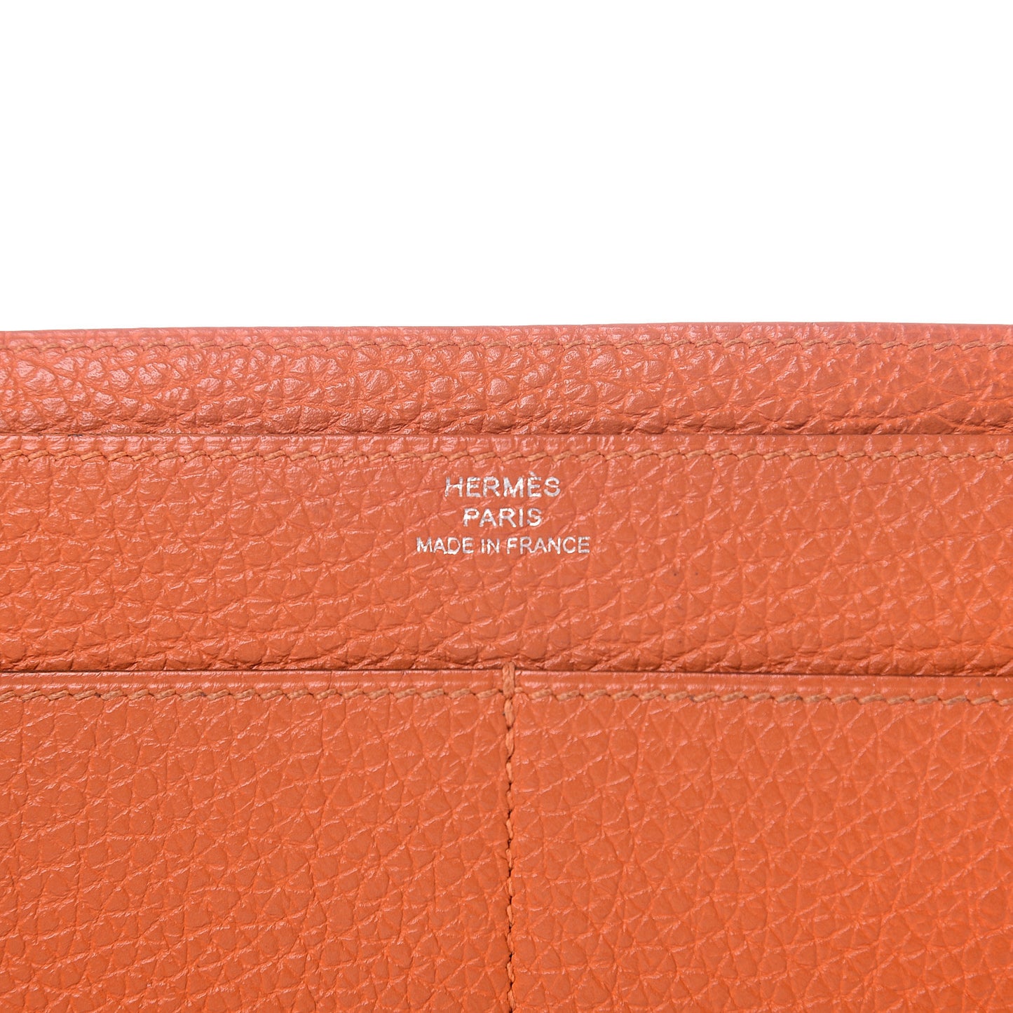 Togo Dogon Duo Wallet Orange