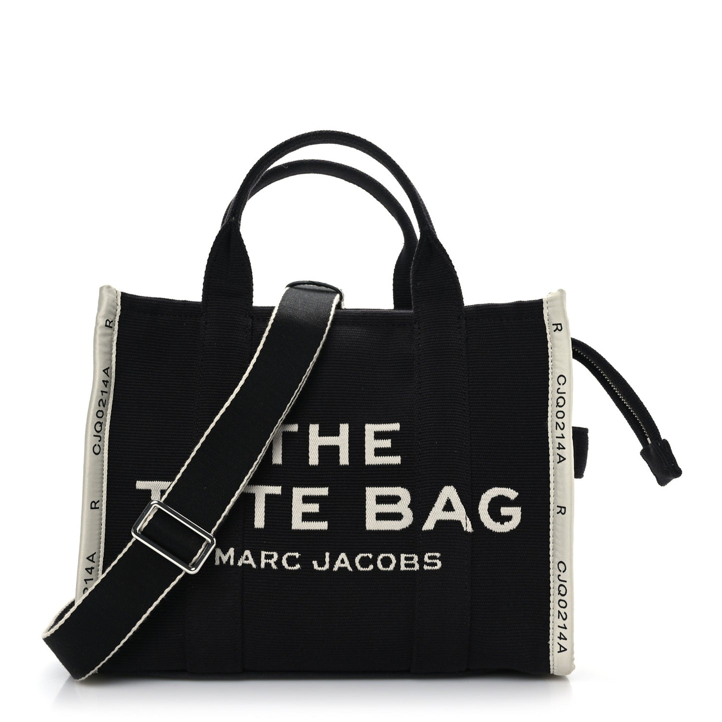 Jacquard Medium The Traveler Tote Bag Black