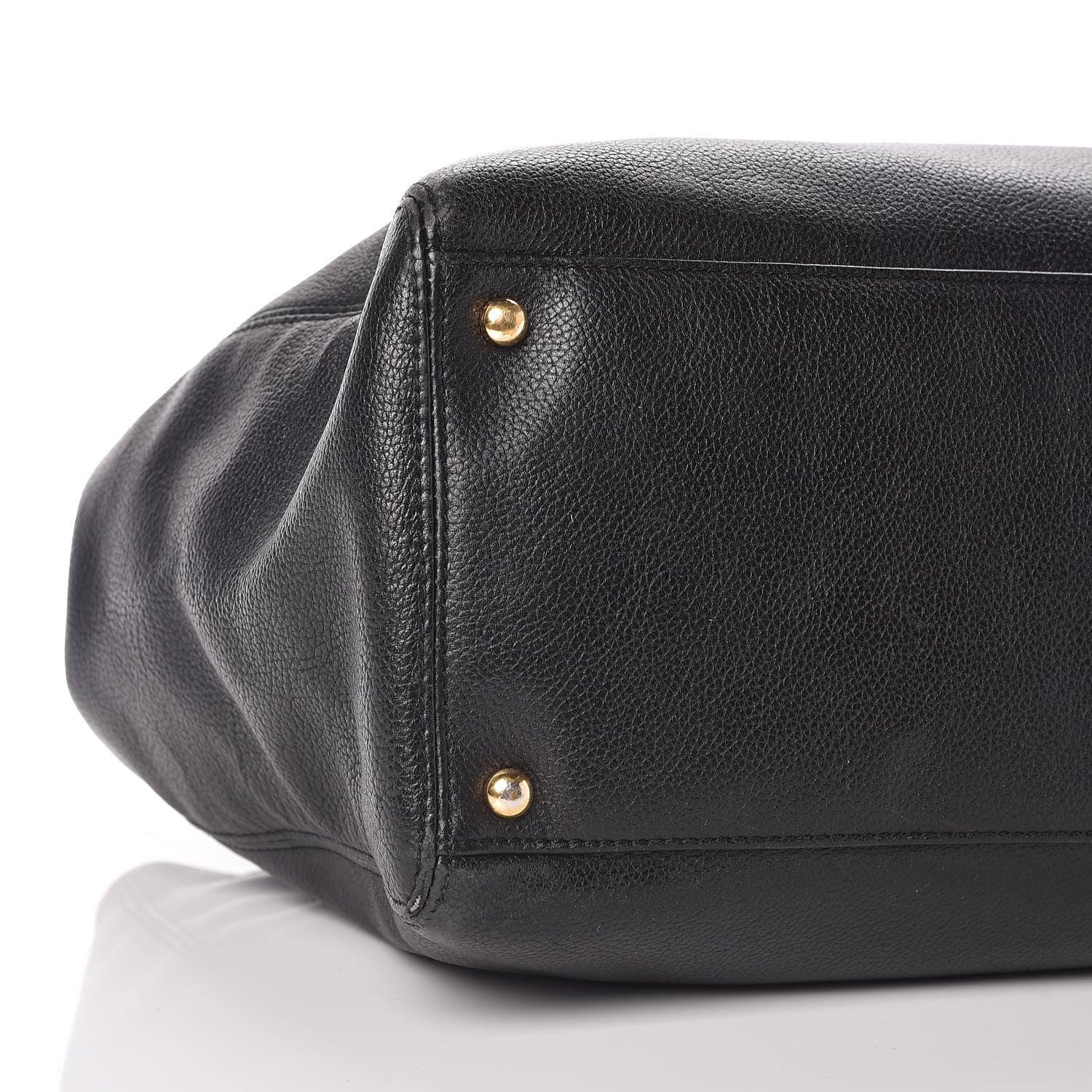 Chanel Calfskin Cerf Shopper Tote Black 6 of 10
