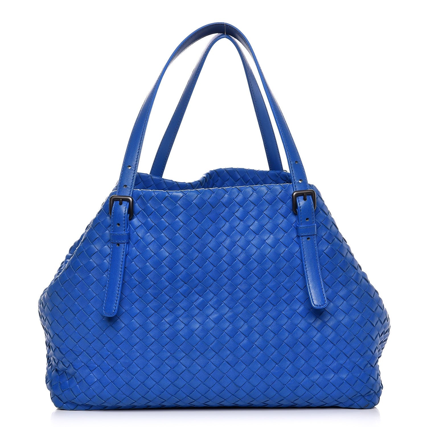 Bottega Veneta Nappa Intrecciato Medium Seamless Tote Signal Blue 1 of 9