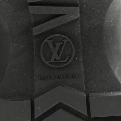 Louis Vuitton Patent Monogram Ruby Flat Ankle Boots 37 Black 7 of 9