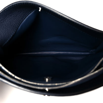 Loro Piana Calfskin Milky Way Odessa Shoulder Bag Navy 4 of 13