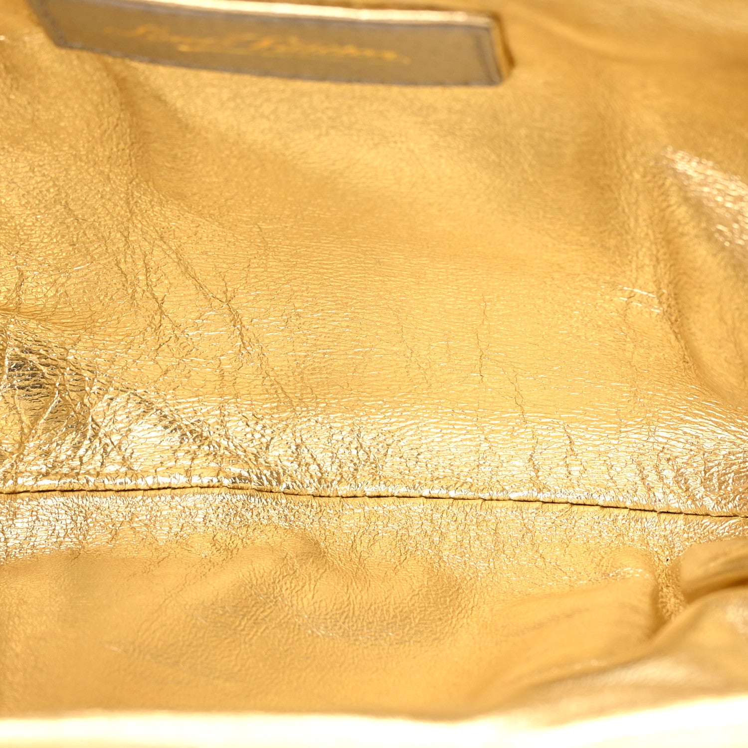 Louis Vuitton Satin Monogram Aumoniere Clutch Silver 10 of 12