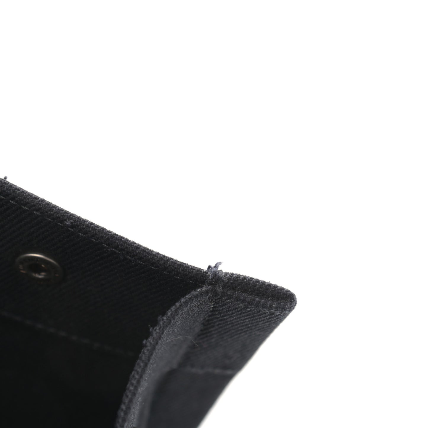 Linen Calfskin Rive Gauche Tote Black