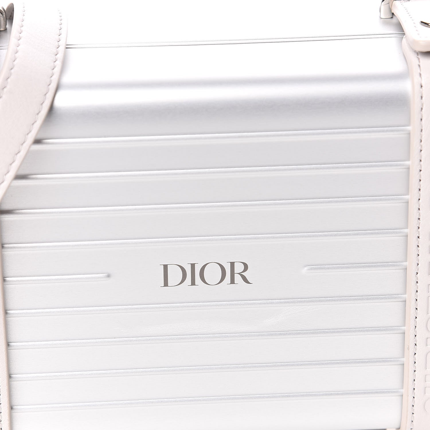 Christian Dior X RIMOWA Aluminum Personal Clutch On Strap Silver 12 of 13