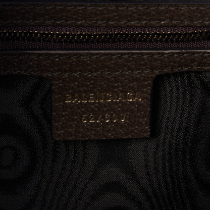Gucci X BALENCIAGA BB Supreme Monogram Web Graffiti Medium Ophidia Shopping Tote Beige New Acero 8 of 10