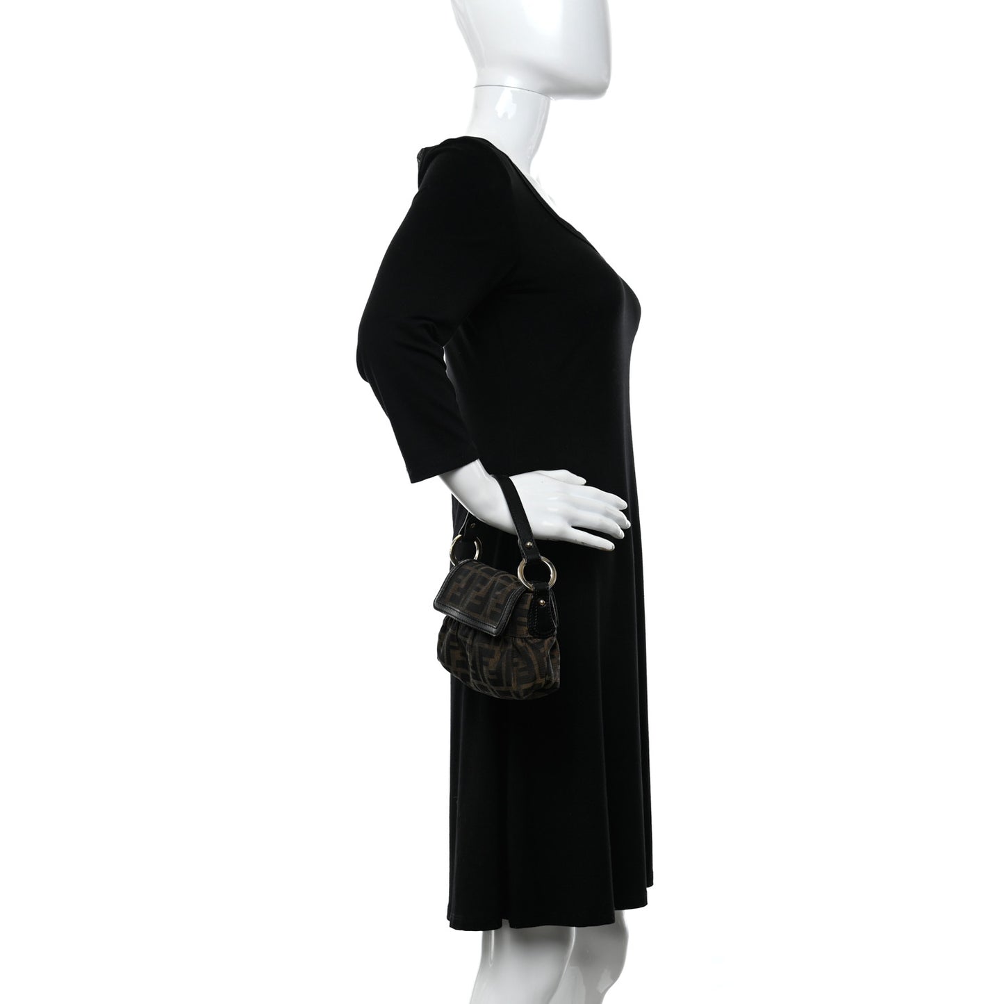 Zucca Mini Chef Shoulder Bag Tobacco Black