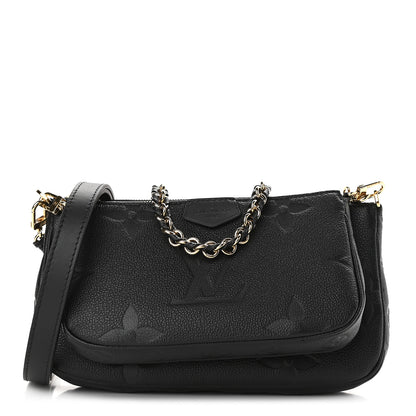 Louis Vuitton Empreinte Monogram Giant Multi Pochette Accessories Black 1 of 8