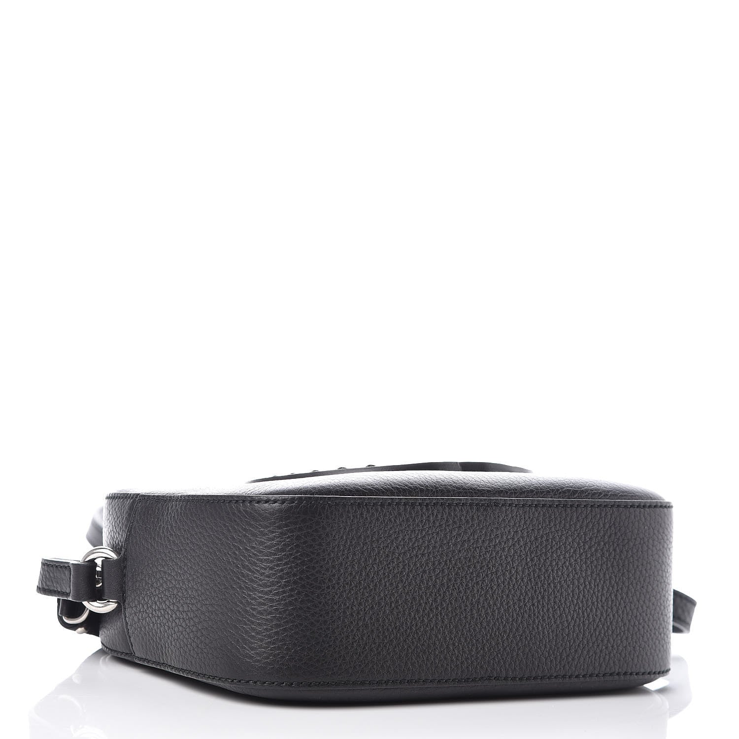 Gucci Pebbled Calfskin Studded Small Soho Disco Bag Black 4 of 9