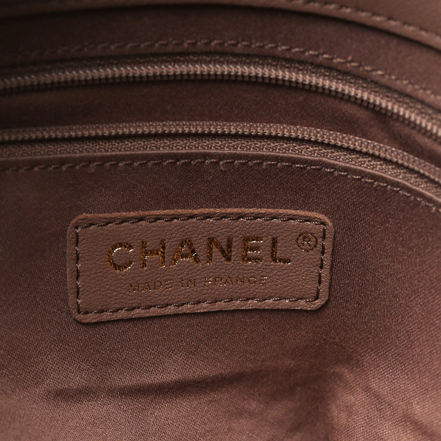 Chanel Shiny Lambskin Quilted Maxi Hobo Brown 6 of 10