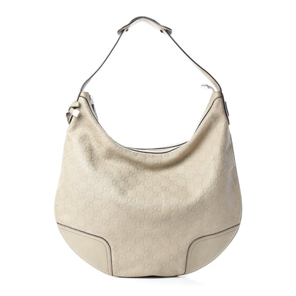 Gucci Guccissima Large Princy Hobo Off White 1 of 10
