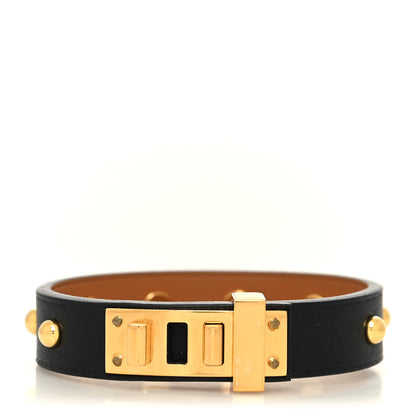 Hermes Swift Mini Dog Clous Ronds Bracelet T1 Black 1 of 6