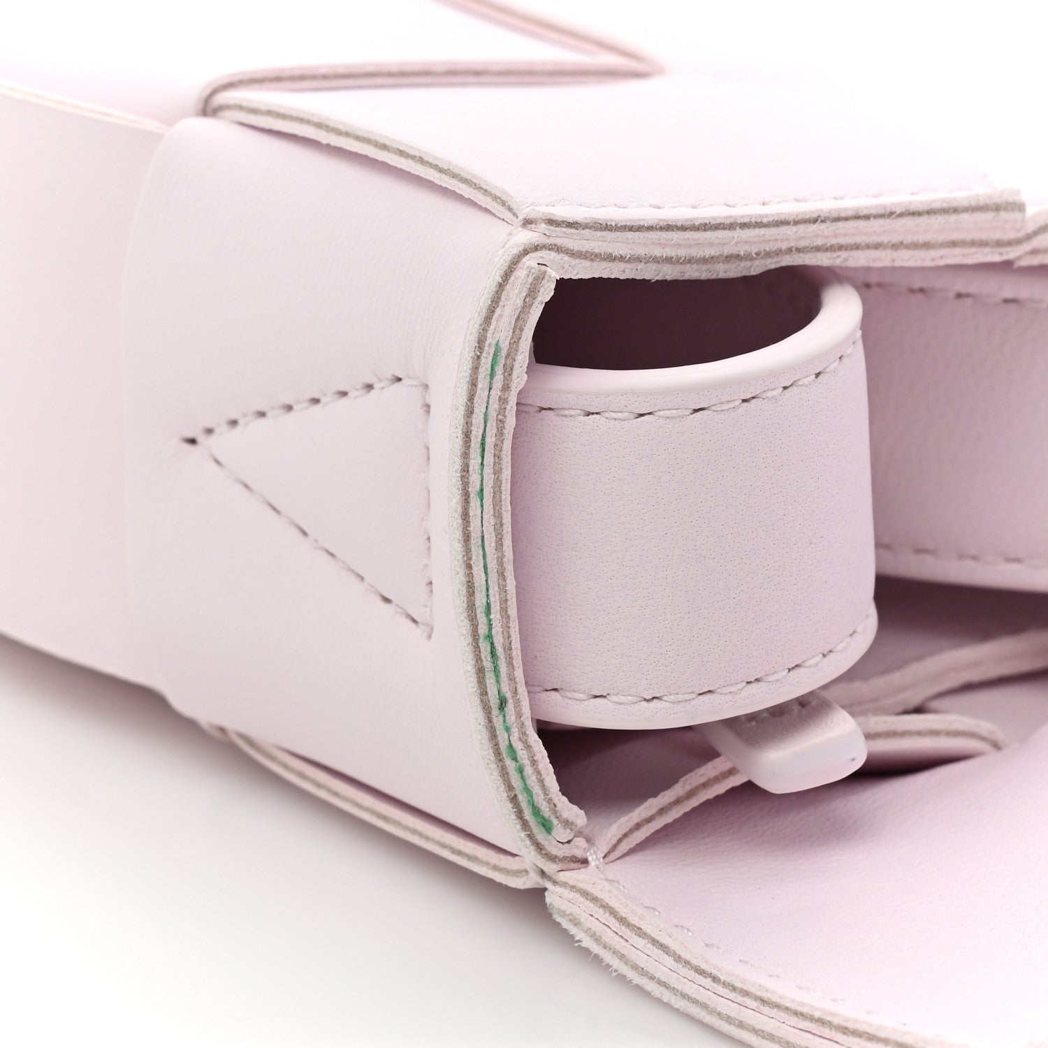 Bottega Veneta Lambskin Maxi Intrecciato Cassette Crossbody Bag Bliss Washed 9 of 11