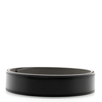 Hermes Box Togo 32mm Belt Strap 85 Black Etain 2 of 7