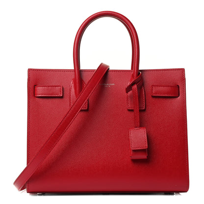 Saint Laurent Grain De Poudre Baby Sac De Jour Red 1 of 4