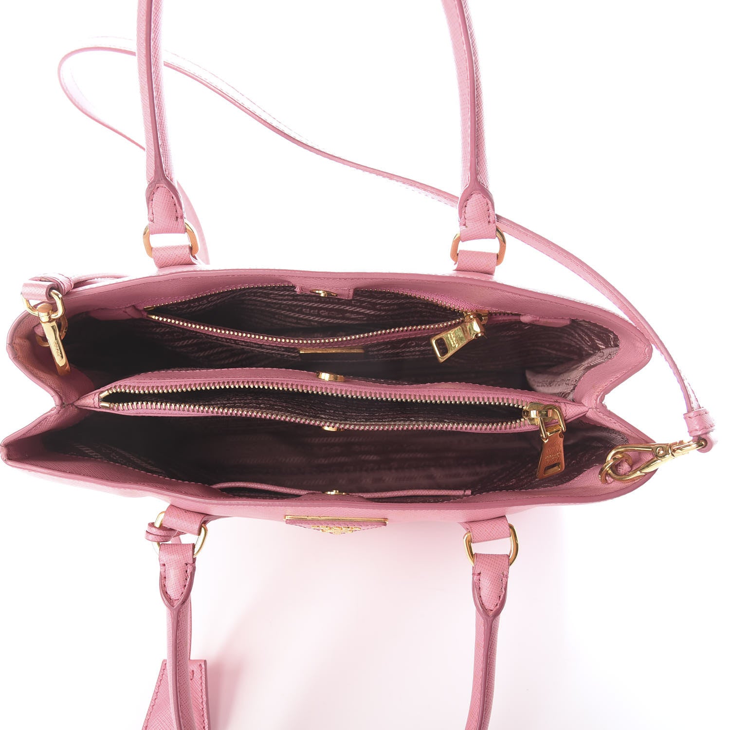 Prada Saffiano Lux Medium Tote Petalo 4 of 8