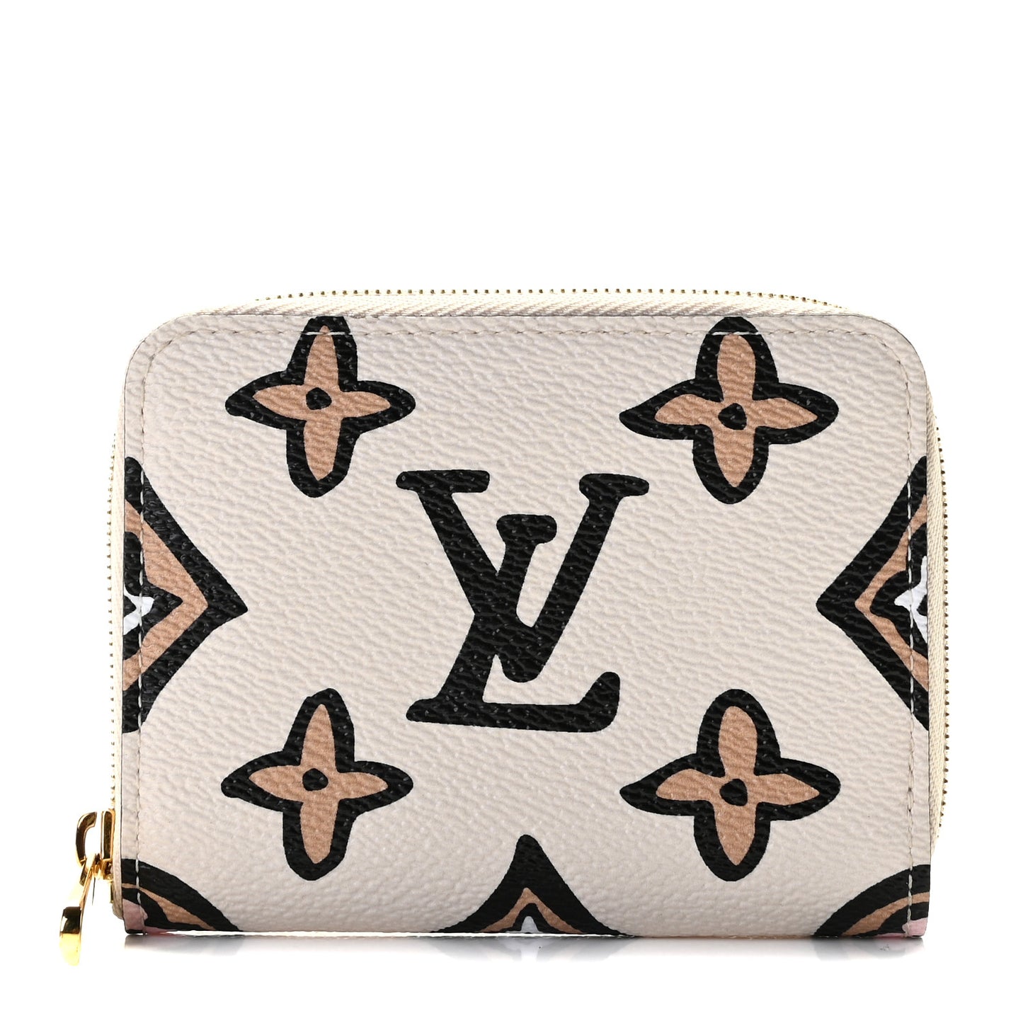 Monogram Giant Wild At Heart Zippy Coin Purse Creme