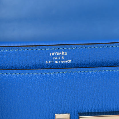 Hermes Chevre Mysore Mini Verrou Chaine Bag Bleu Zanzibar 6 of 11