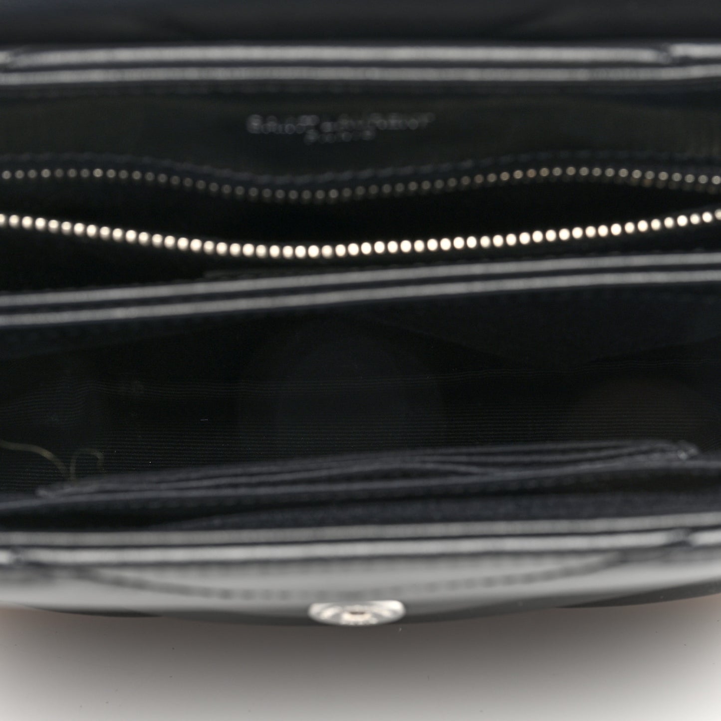 Calfskin Y Quilted Monogram Toy Loulou Crossbody Bag Black