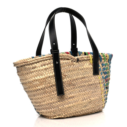 Loewe Raffia Basket Tote Bag Natural Multicolor 3 of 15