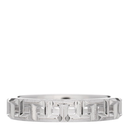 Tiffany 18K White Gold Narrow T True Band Ring 48 4.5 3 of 4