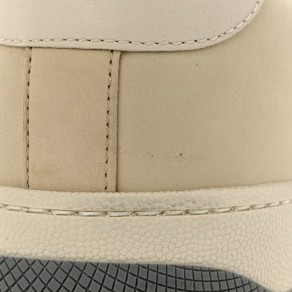 Gucci Nylon Nubuck Web Womens Screener Sneakers 37.5 Mystic White Dusty Milk 9 of 12