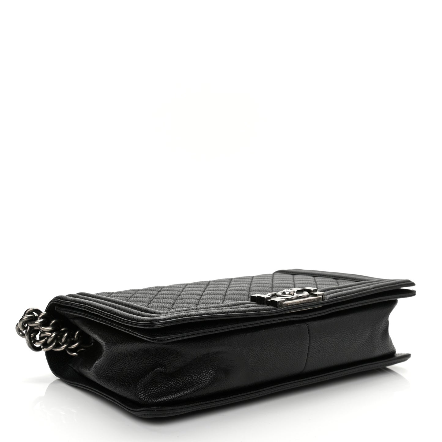 Caviar Quilted New Medium Boy Flap Black