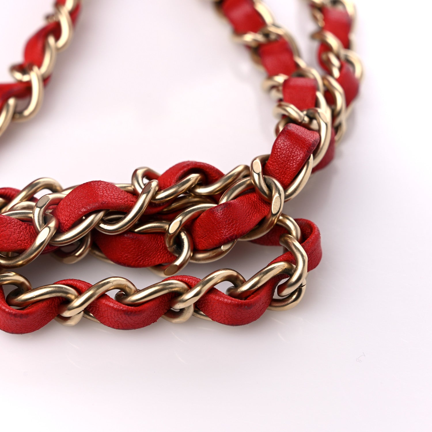 Chanel Lambskin Quilted Mini Rectangular Flap Red 13 of 14