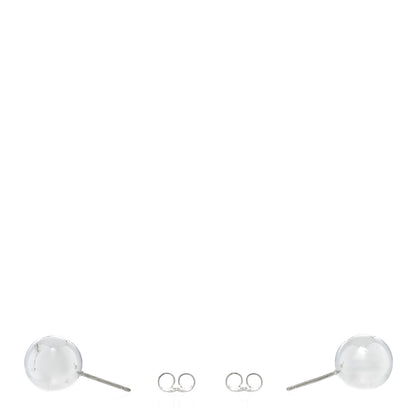 Tiffany Sterling Silver 10mm HardWear Ball Earrings 3 of 4