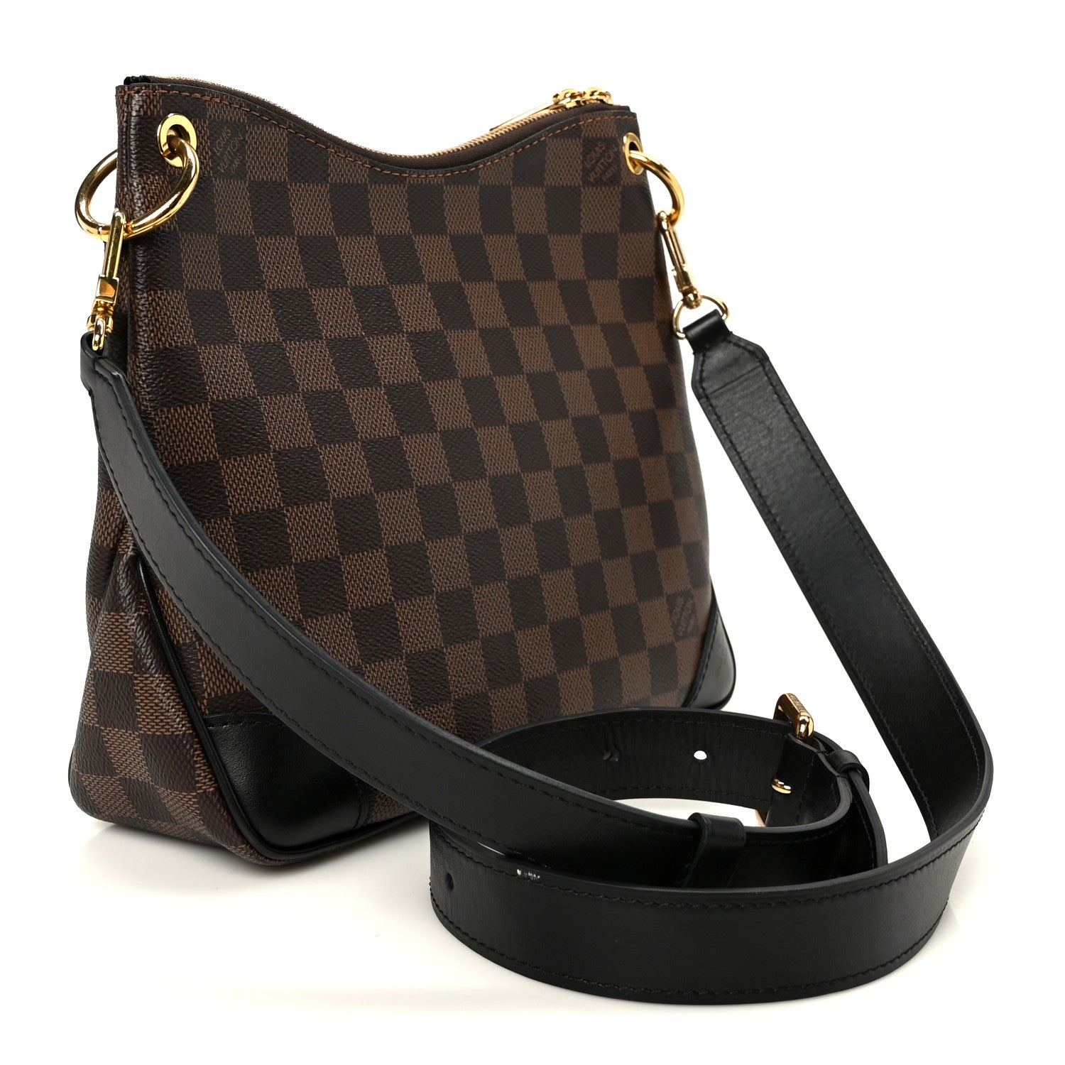Louis Vuitton Damier Ebene Odeon PM Black 3 of 10