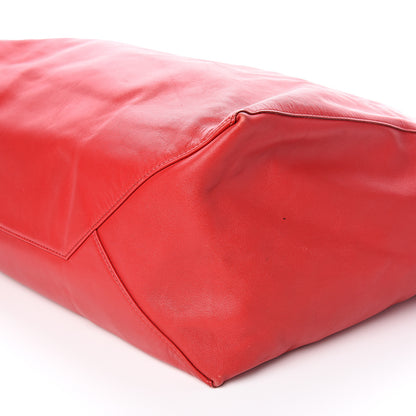 Celine Lambskin Horizontal Cabas Magenta 7 of 8