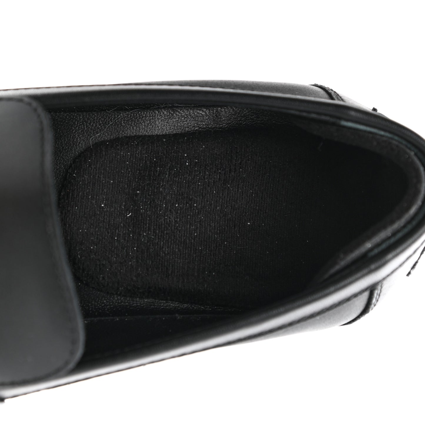 Calfskin Womens Destin Loafer 37 Black